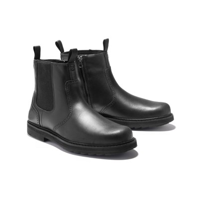 High-top desert-style PU Chelsea boots