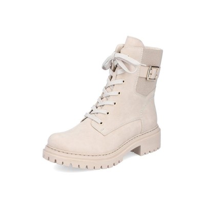 White lace-up women's genuine leather Doc Martens boots
