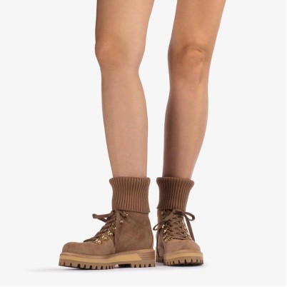 Italian handmade black matte leather women's boots