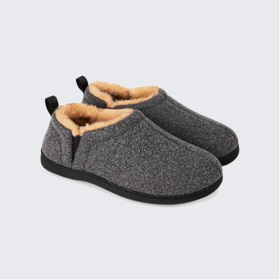 Elastic band felt slippers comfortable slippers