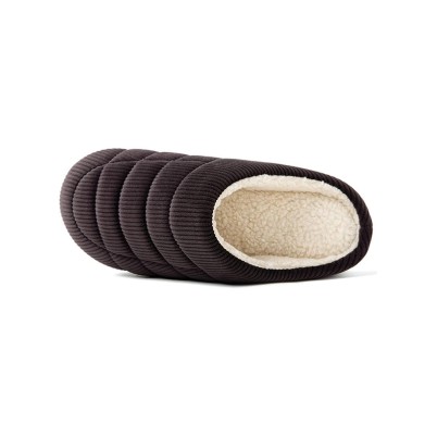 Thick-soled memory foam corduroy home slippers