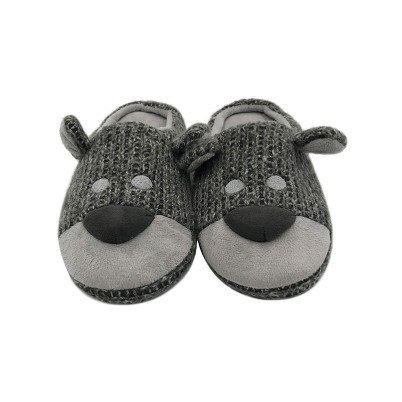 Cute and cozy knitted bear house slippers