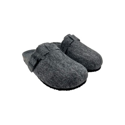 Comfortable adjustable cork and felt slippers