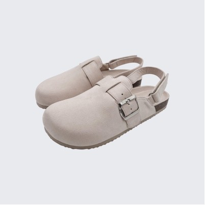 Memory foam cork comfortable mule shoes
