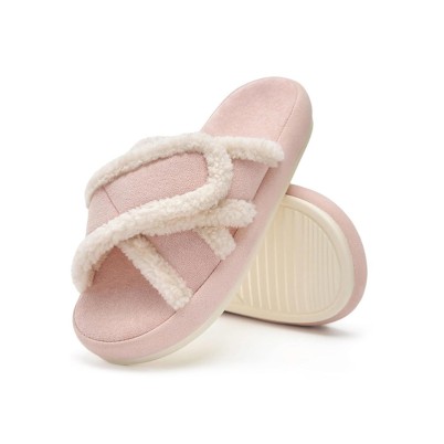 Arch support lightweight open-toe slippers