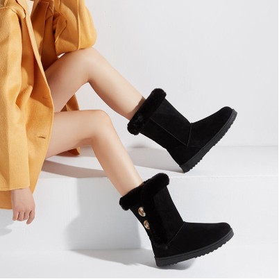 Cashmere-lined leather ankle boots