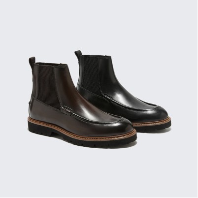 Luxury men's business Chelsea boots
